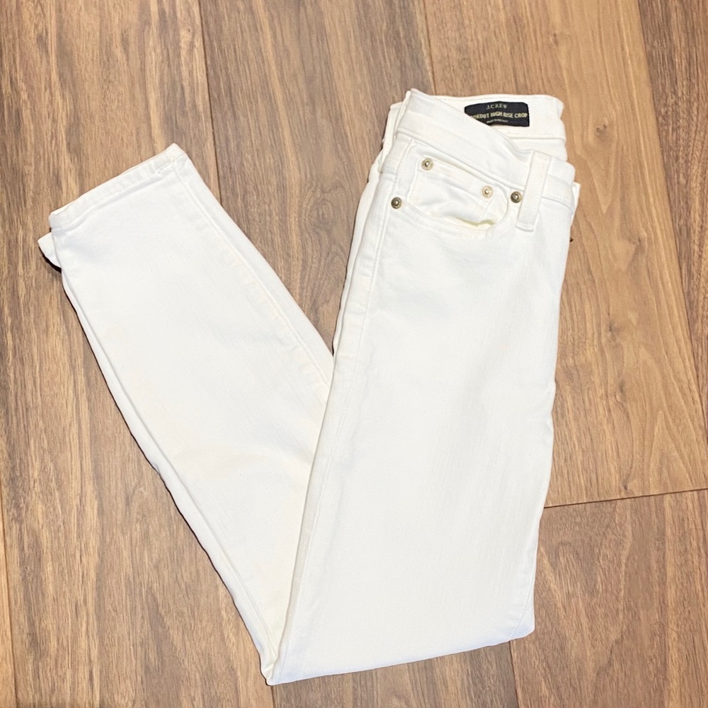 J. Crew White Skinny Jeans